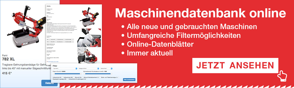 MH Maschinendatenbank online